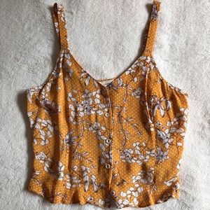 Beautifully Bright Floral Crop